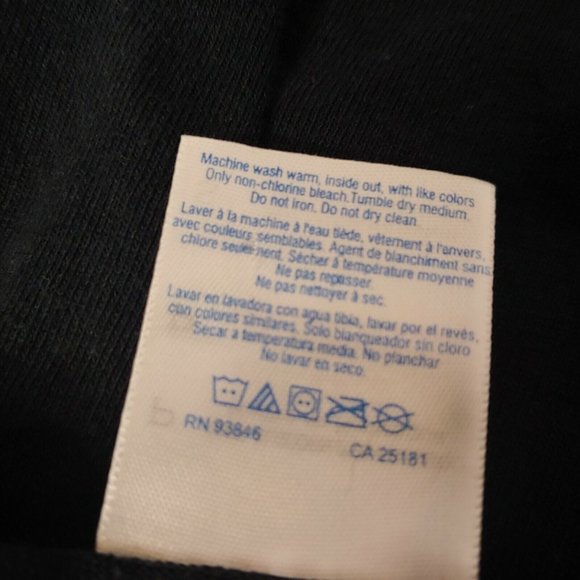 Greensburg, Kansas Men's Small T Shirt Rainbow Embroidered Tornado Storm Black - Picture 5 of 5